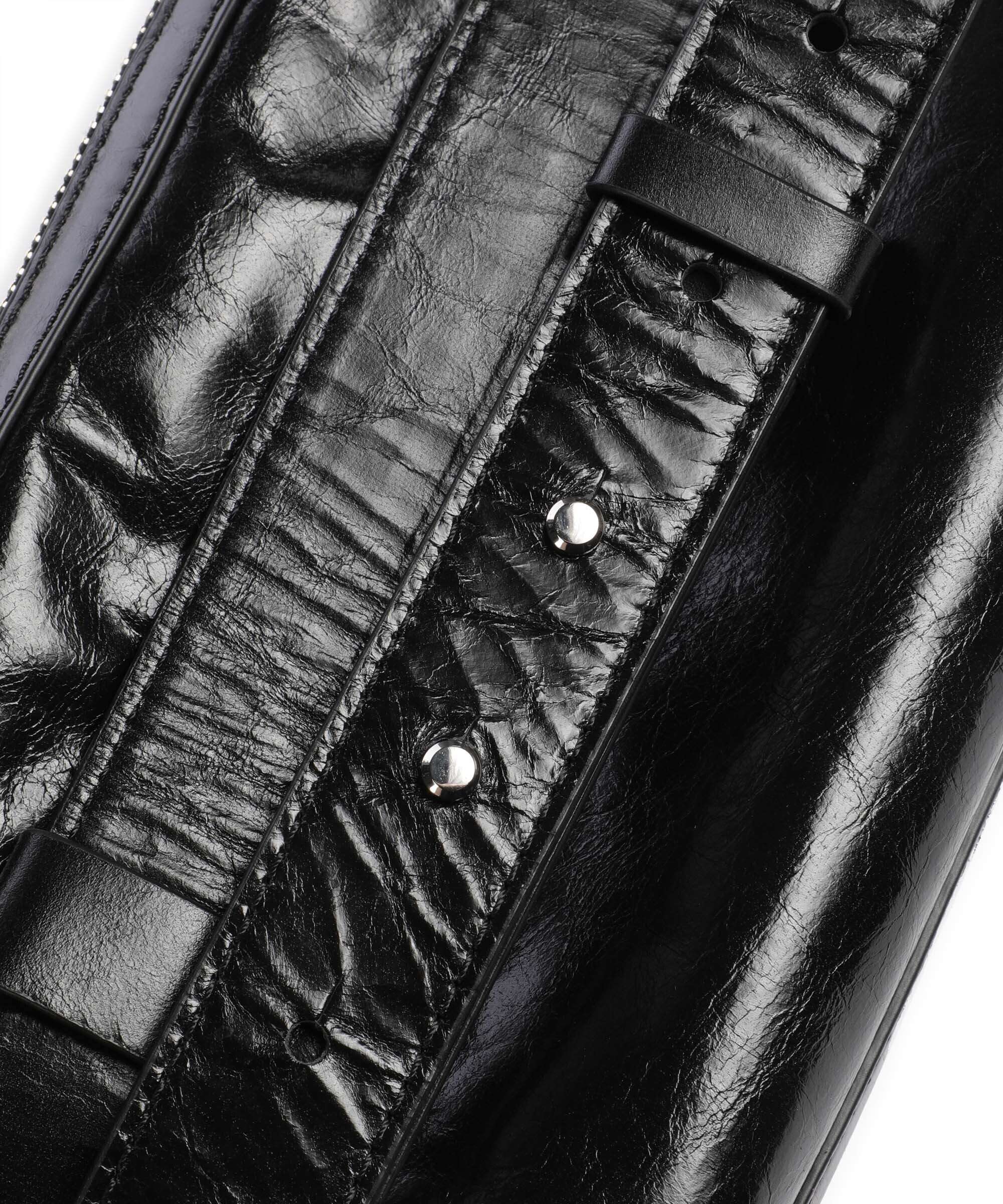 Liebeskind Elvira Paper Touch Crinkle Belt bag black