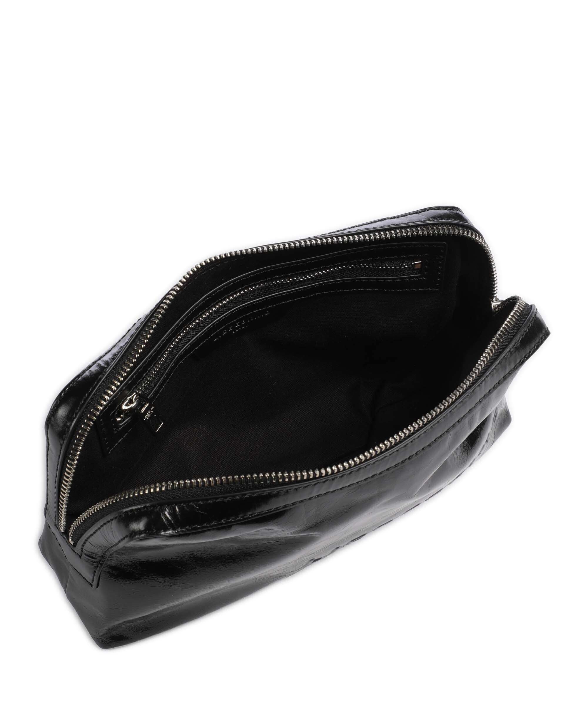 Liebeskind Elvira Paper Touch Crinkle Belt bag black