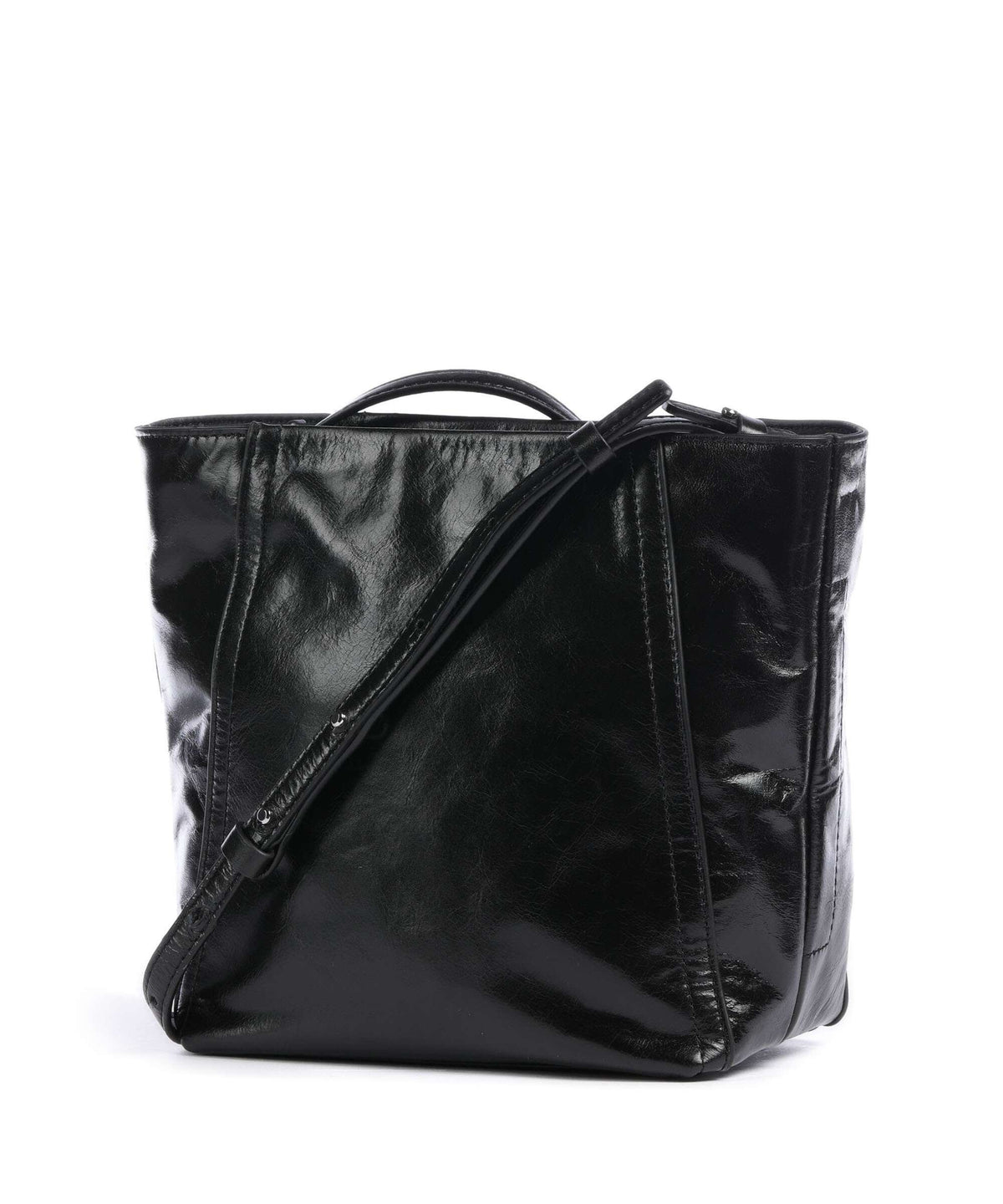 Liebeskind Chudy Paper Touch Crinkle S Crossbody bag black