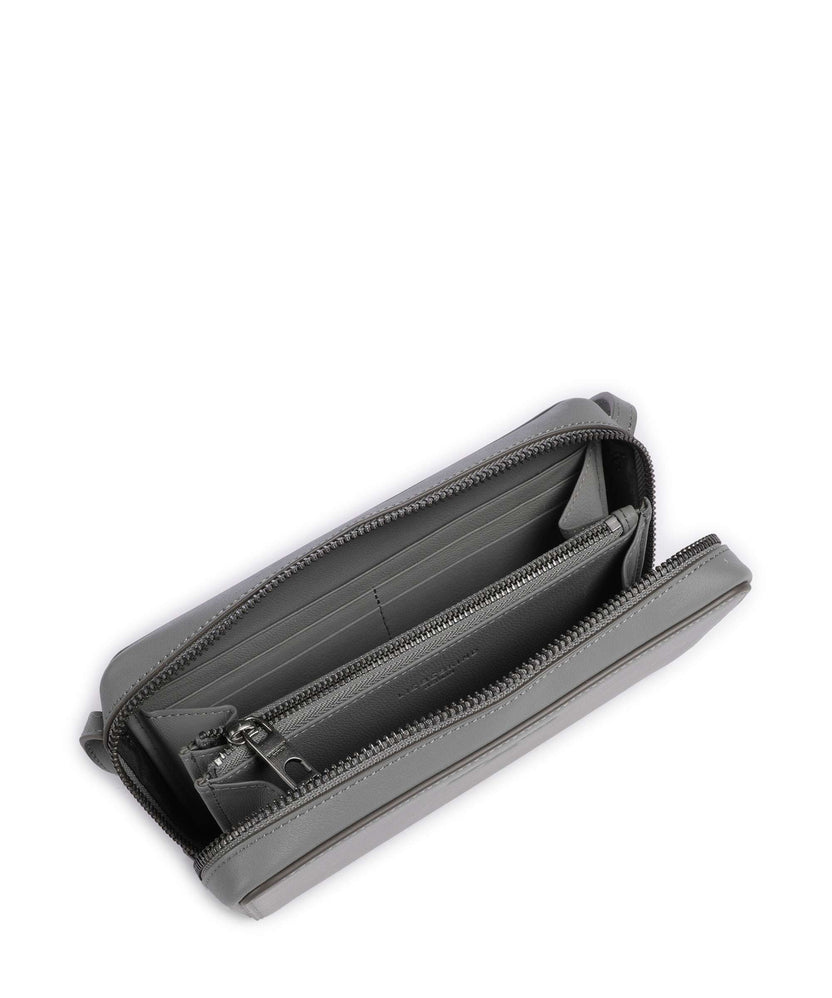 Liebeskind Lou Calf Optic XS Wallet grigio