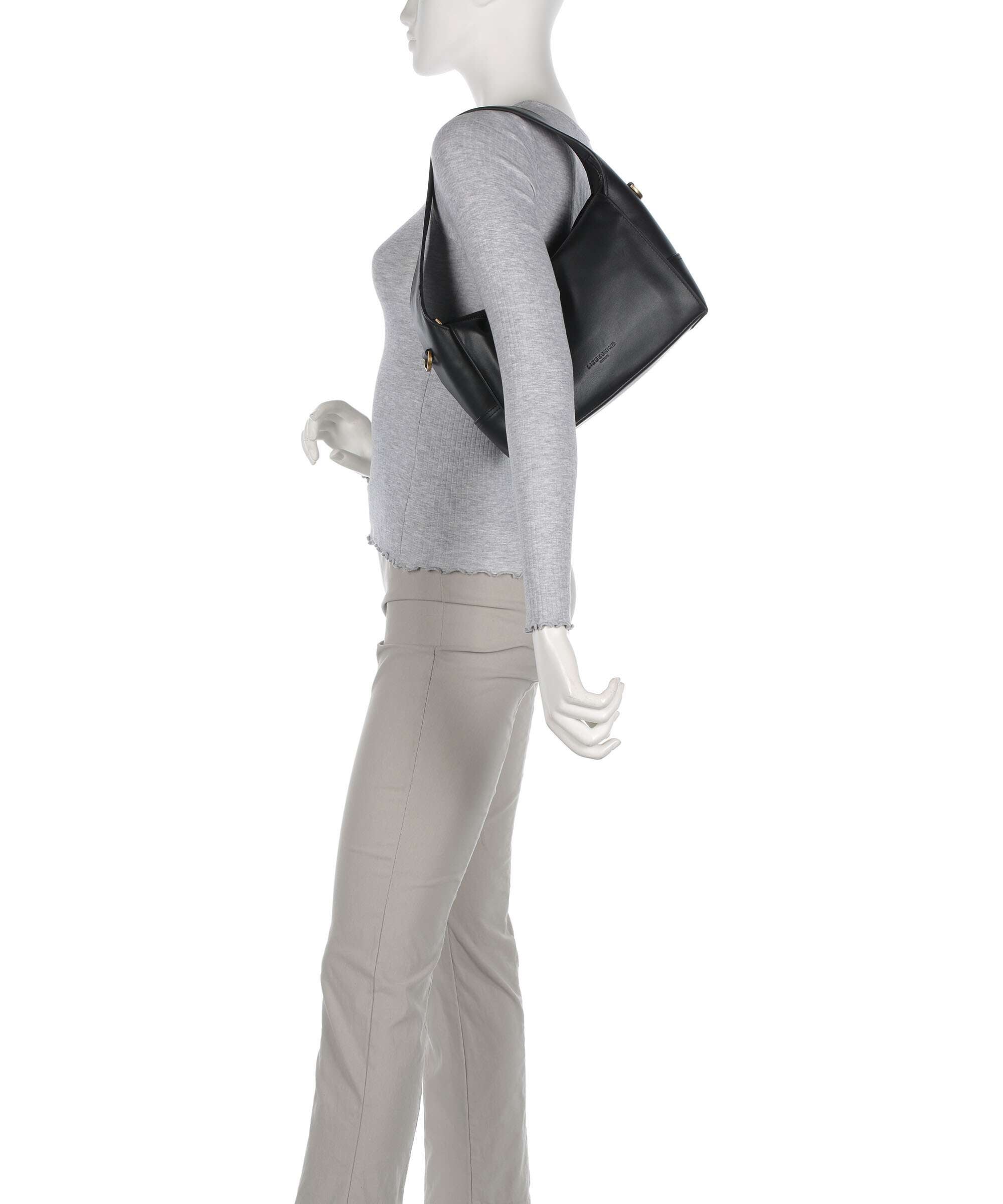 Liebeskind Lou Calf Optic S Hobo bag black