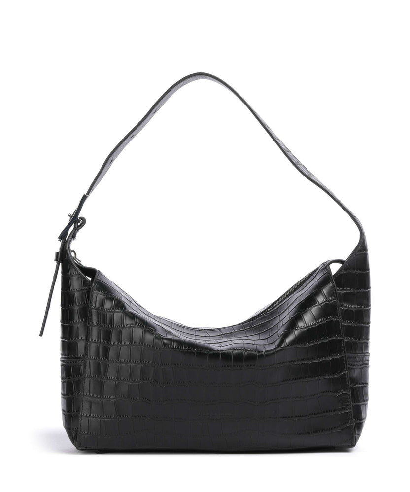 Liebeskind Lou 2 New Croco M Hobo bag black