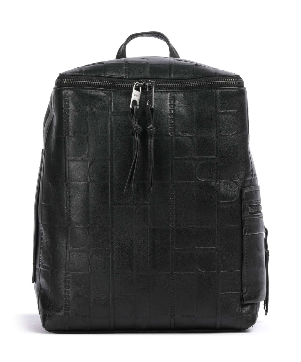 Liebeskind Hera Monogram Sheep Natural M Backpack black