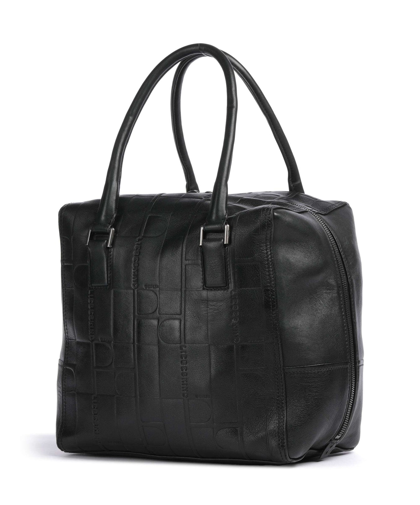 Liebeskind Kayla Monogram Sheep Natural M Handbag black