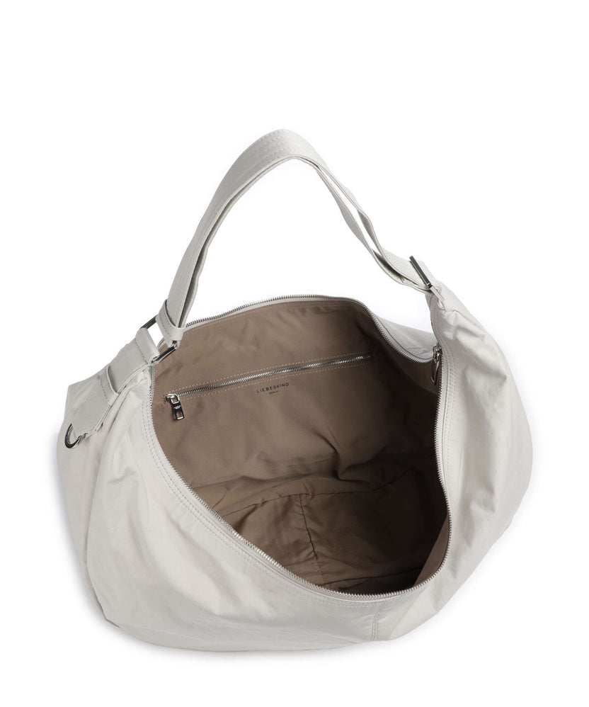 Liebeskind Moon Nylon L Hobo bag milk
