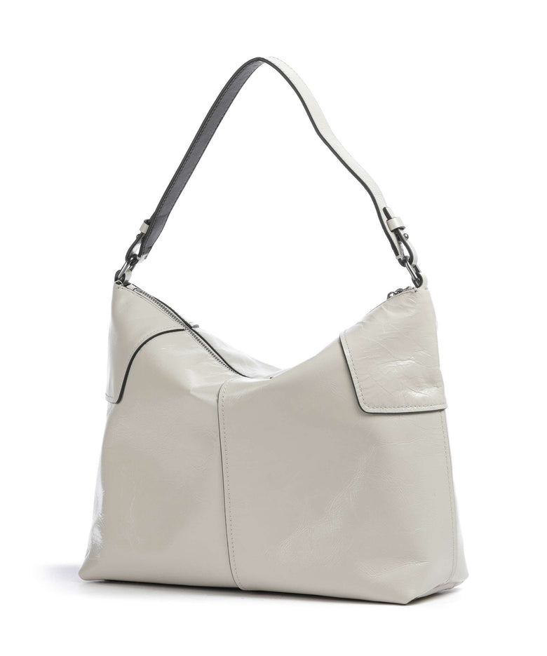 Liebeskind Mila Lack Distressed M Hobo bag milk