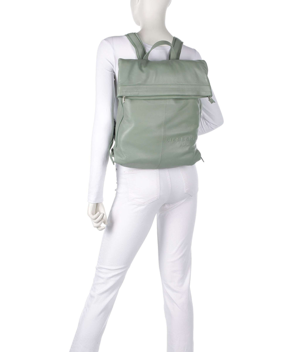 Liebeskind Elvira Sheep Natural L Backpack forest green