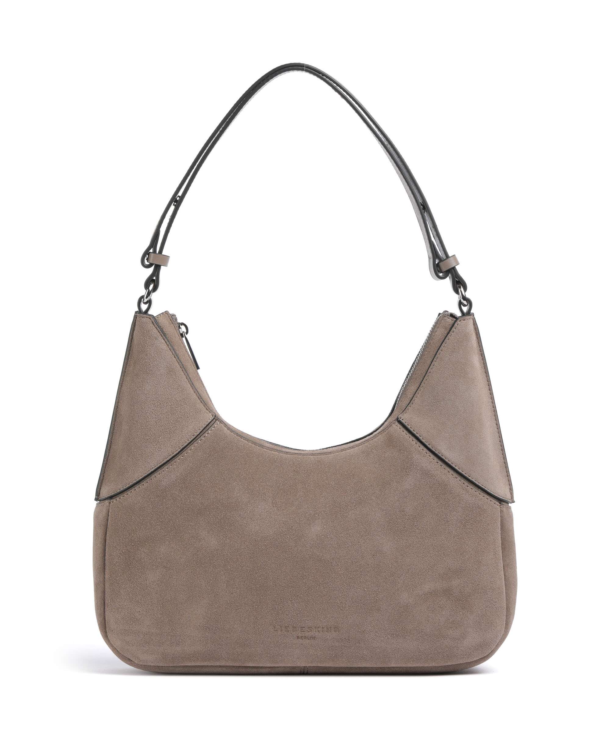 Liebeskind Lilly Suede S Hobo bag neutral gray