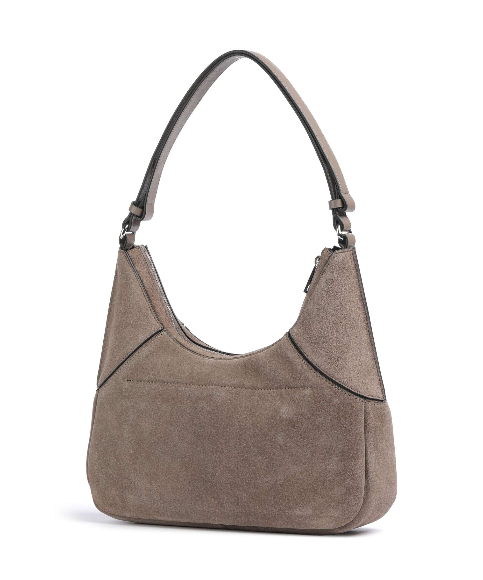 Liebeskind Lilly Suede S Hobo bag neutral gray