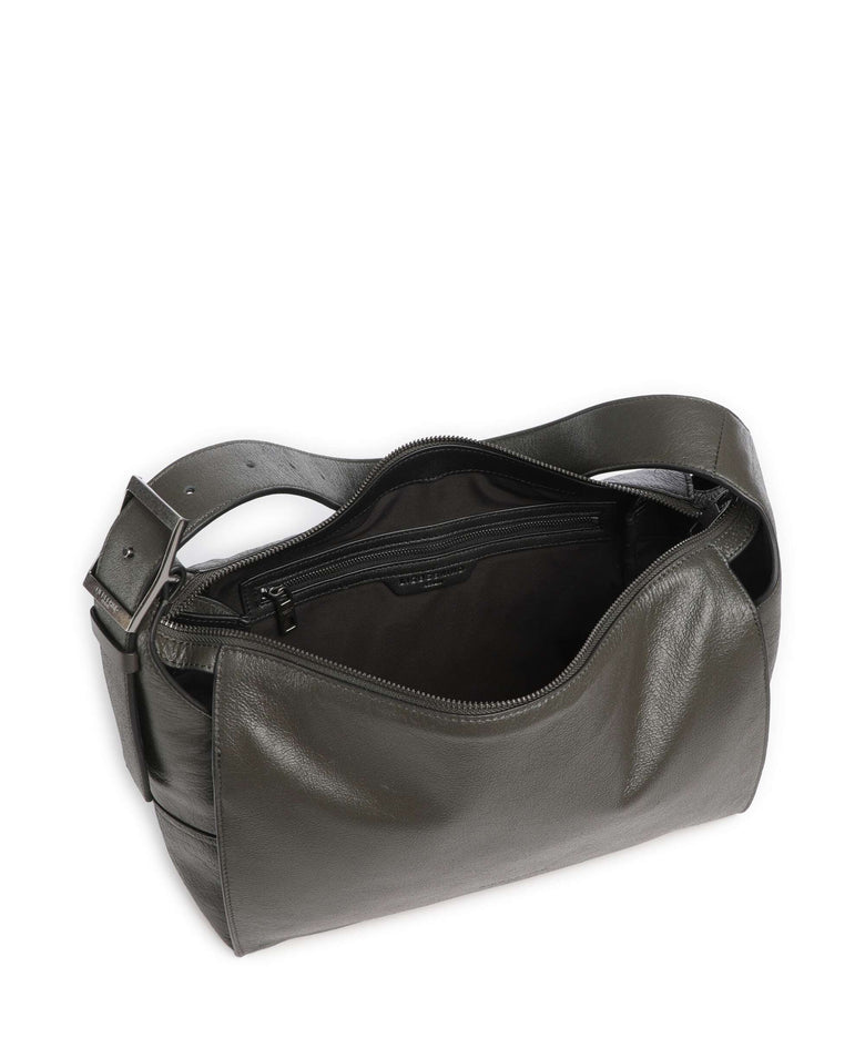 Liebeskind Lou Cracked Leather M Hobo bag forest