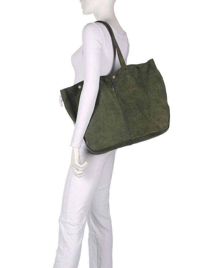 Liebeskind Rive Suede L Tote bag forest