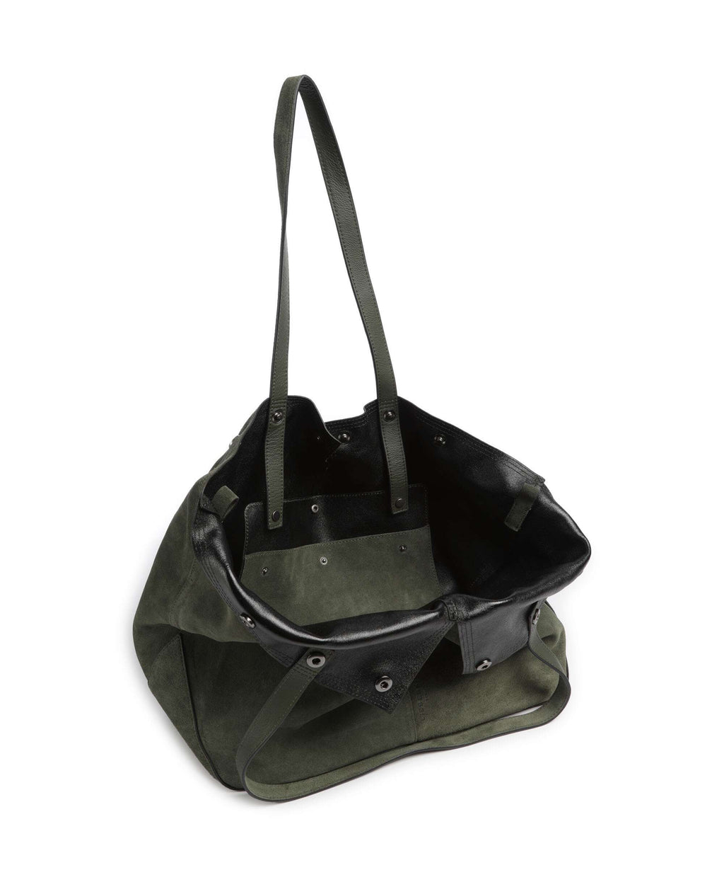 Liebeskind Rive Suede L Tote bag forest
