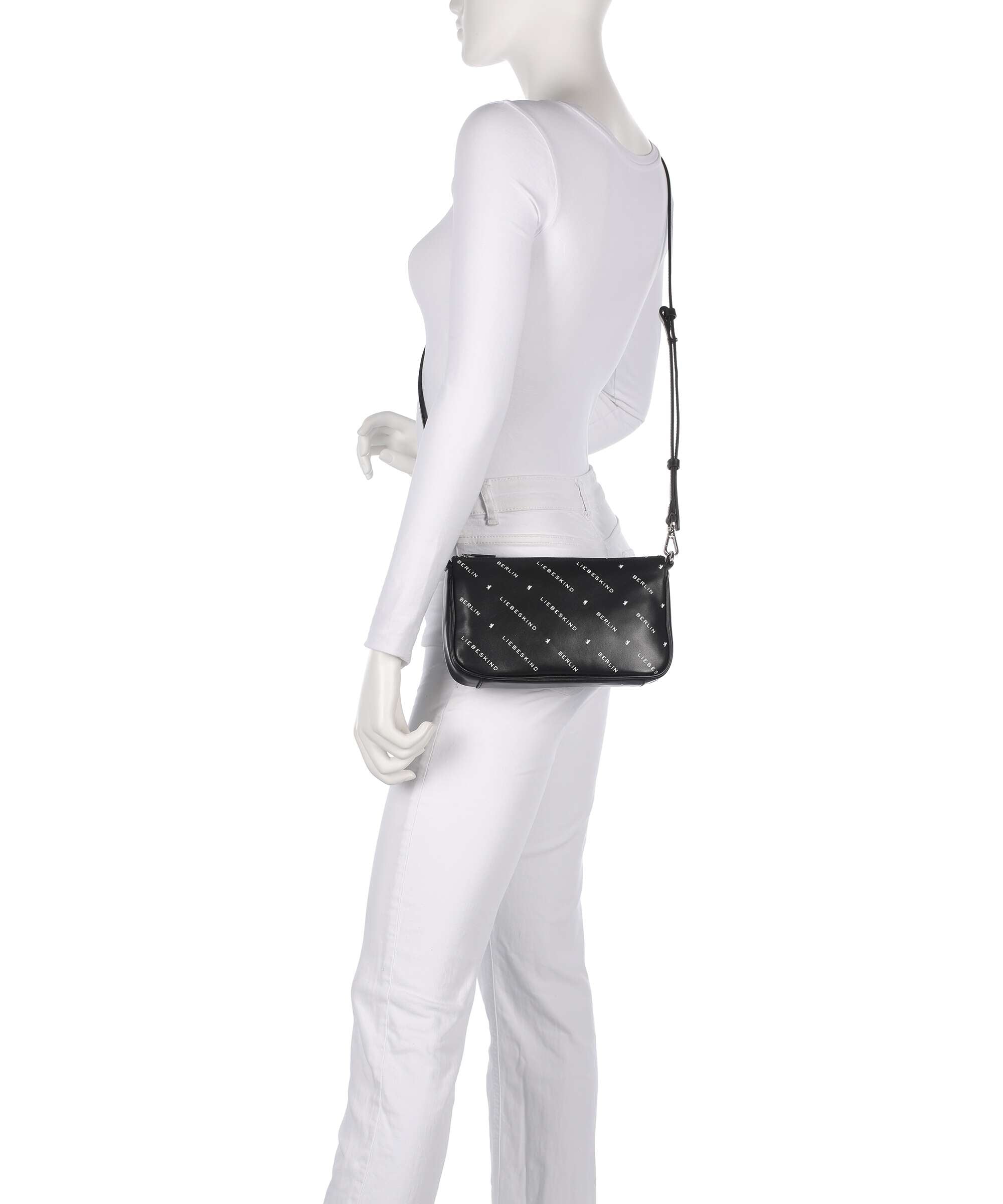 Liebeskind Monogram Soft Nappa S Shoulder bag black