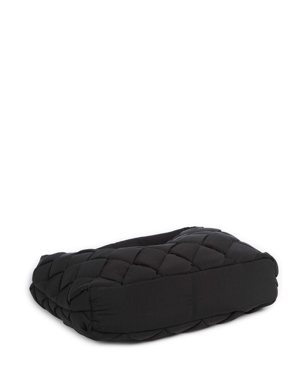 Liebeskind Bo Weaved Nylon L Hobo bag black