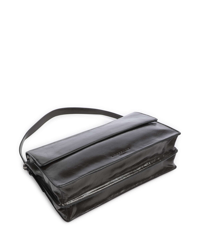 Liebeskind Audrey Recycled Lack Distressed M Shoulder bag deep soil