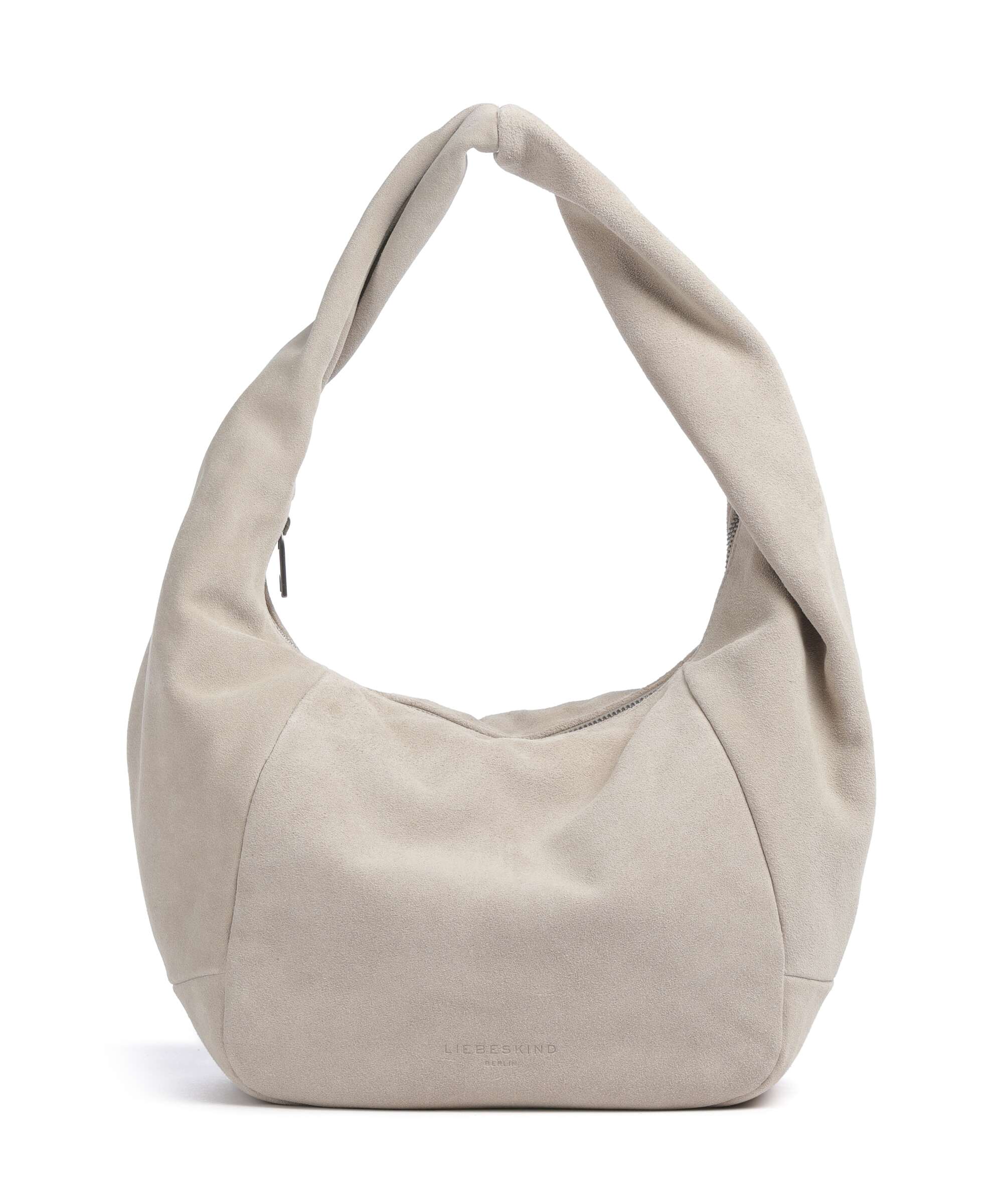 Liebeskind Farrah II Suede M Hobo bag beige