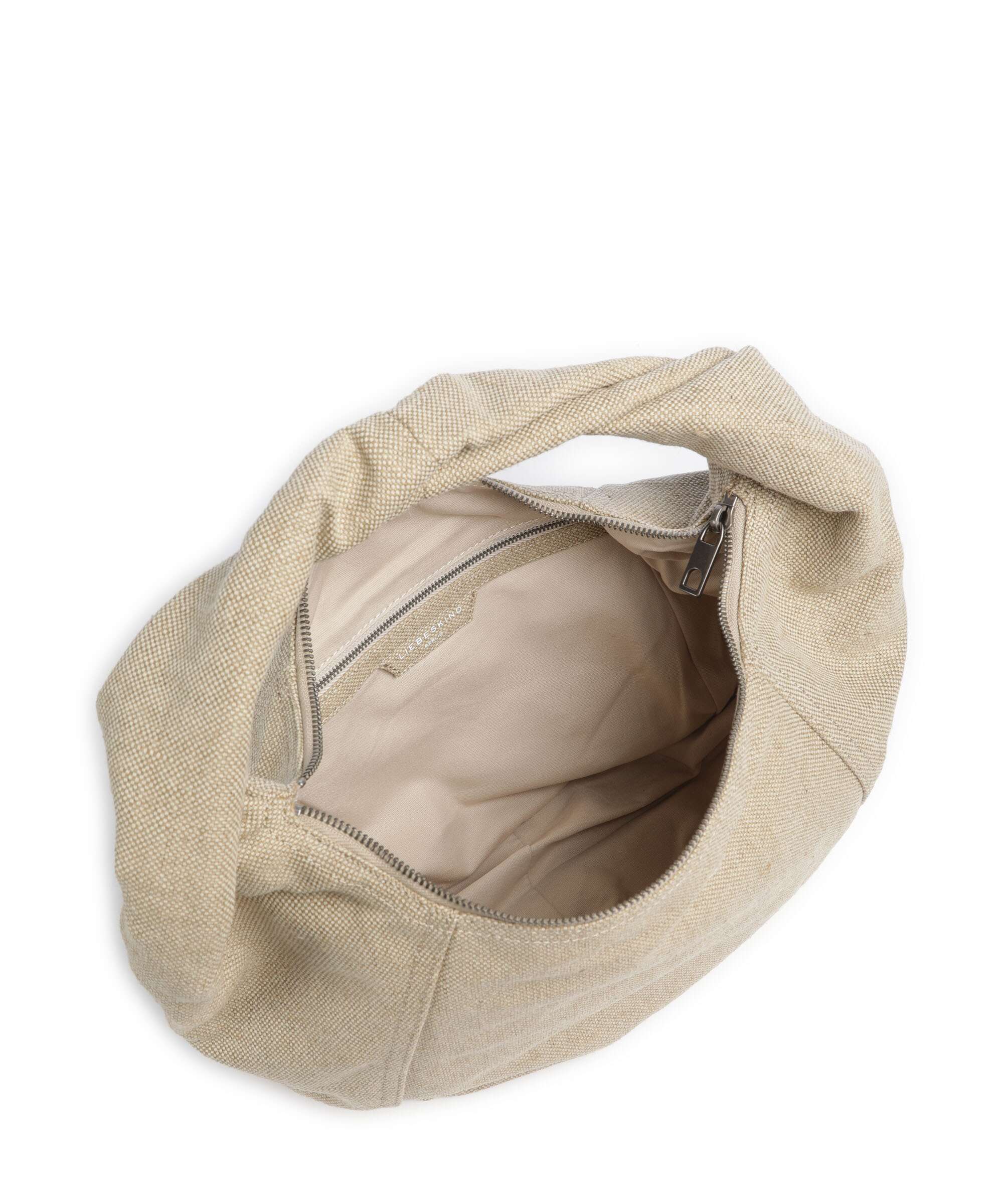 Liebeskind Farrah Heavy Canvas Washed M Hobo bag beige