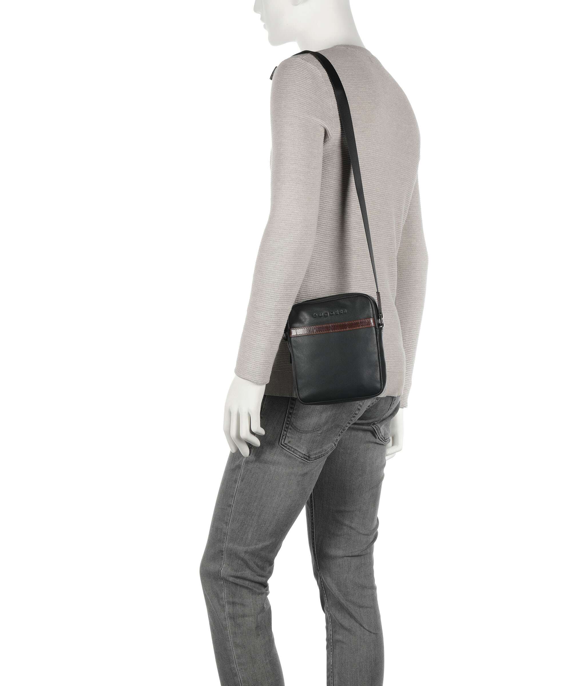 Bugatti Corso Deluxe Crossbody bag schwarz
