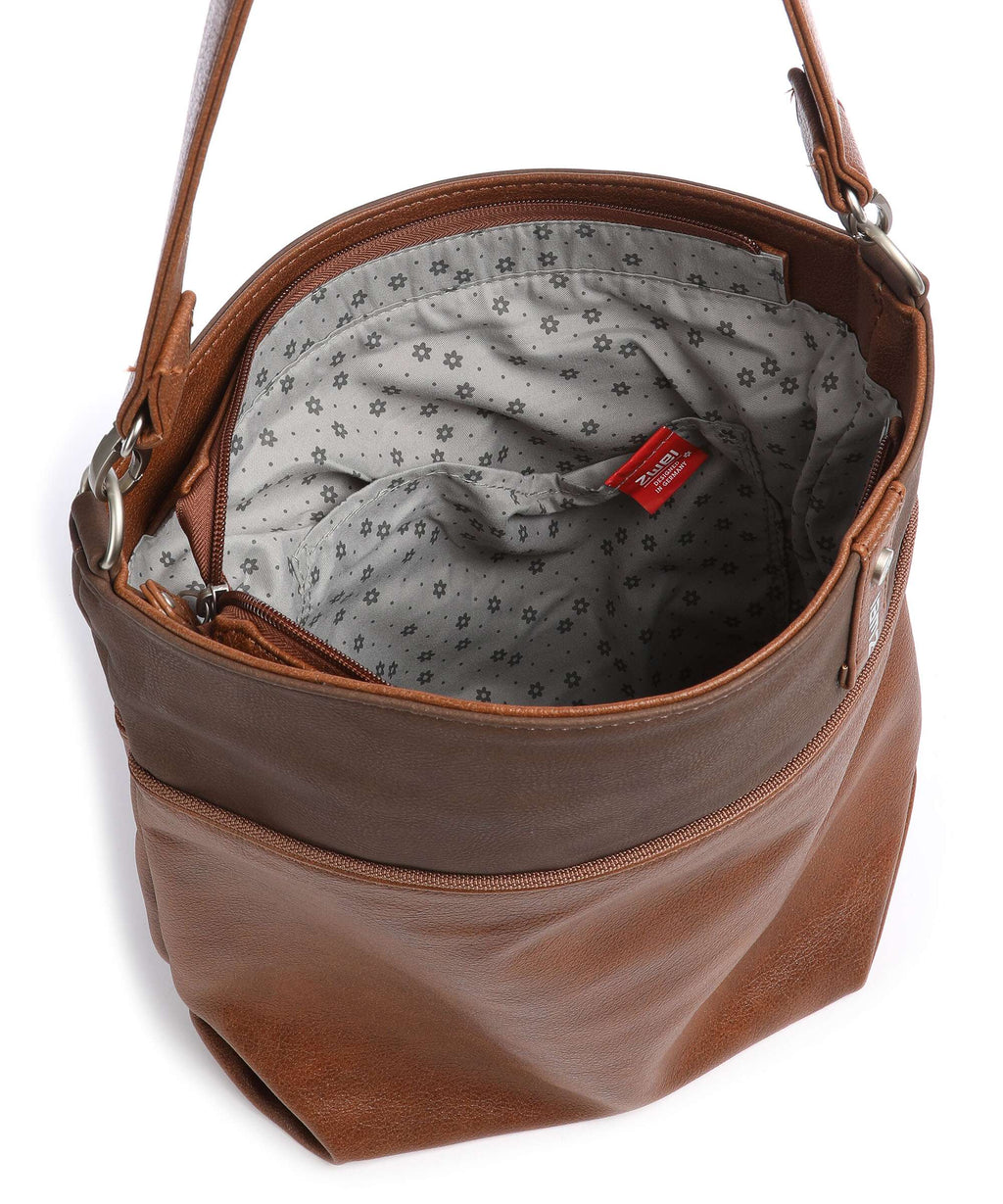 Zwei Jana J12 Hobo bag cognac