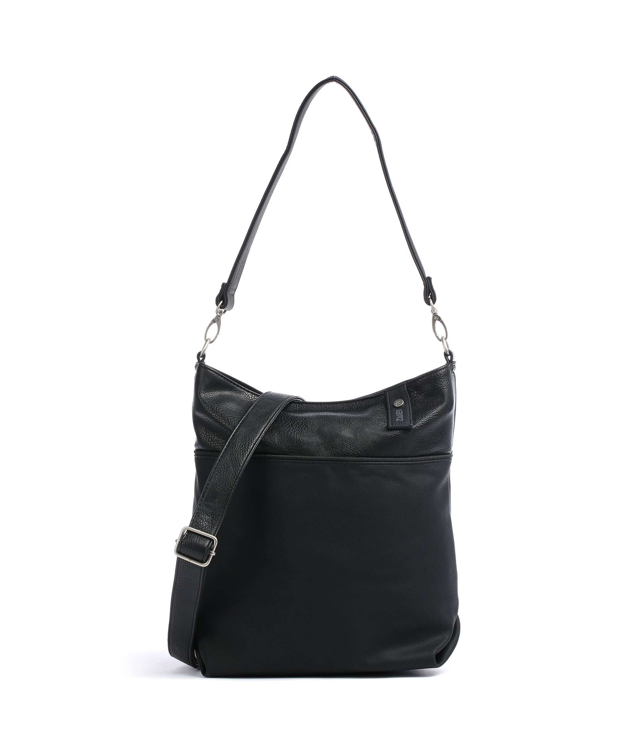 Zwei Jana J12 Hobo bag nubuk black