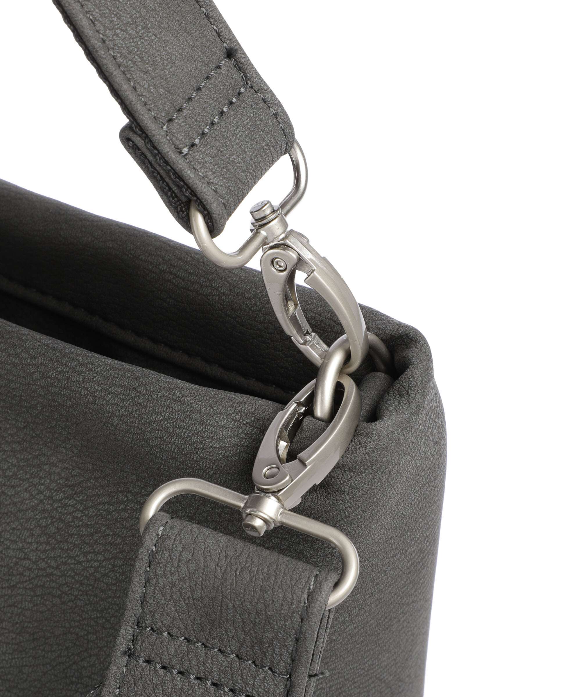 Zwei Mademoiselle M140 Hobo bag nubuk stone