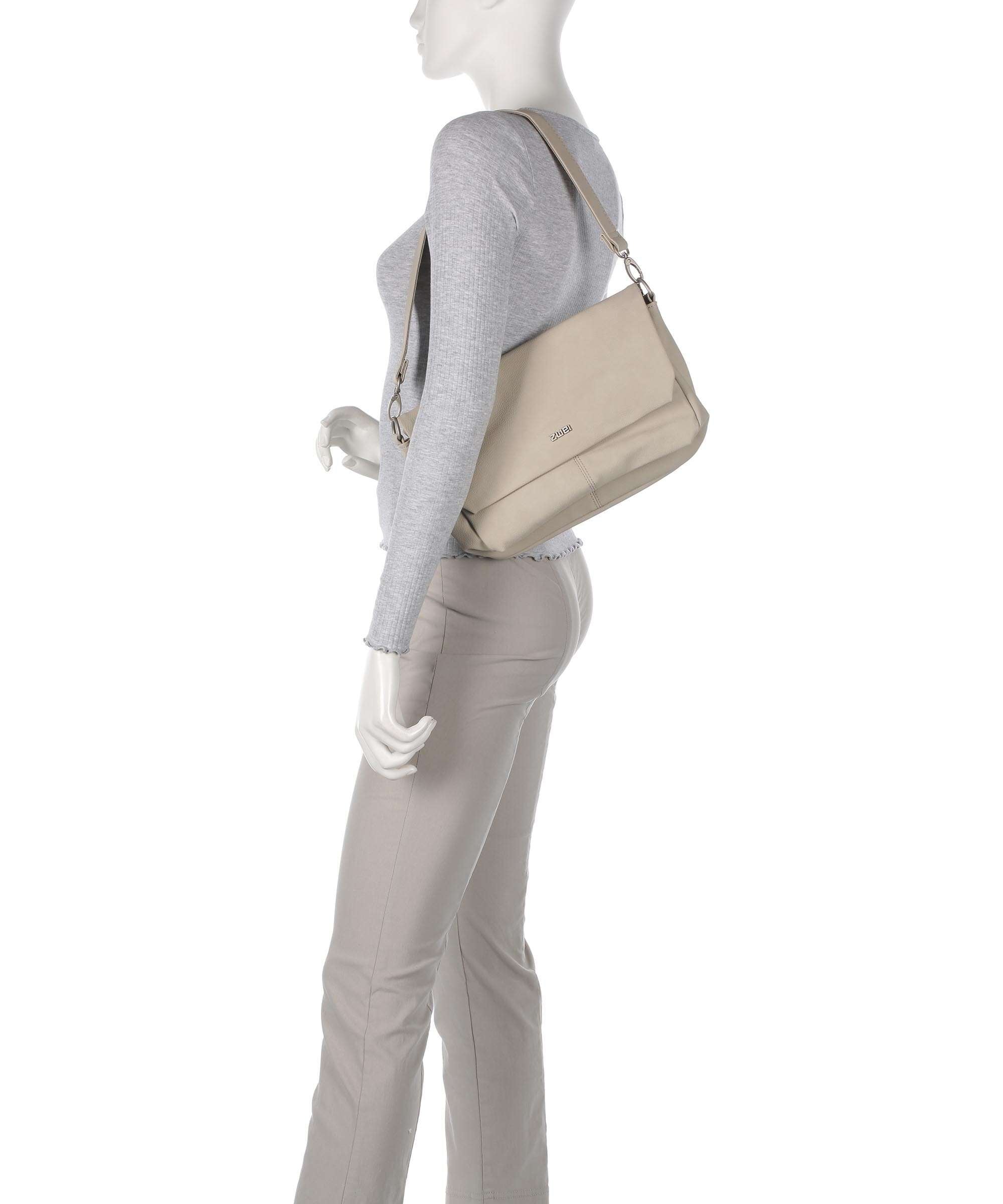 Zwei Mademoiselle.M M60 Shoulder bag nubuk linen