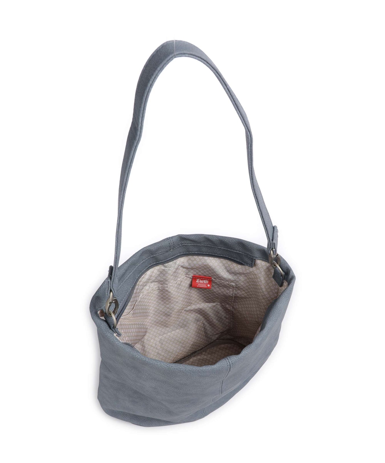 Zwei Mademoiselle.M M12 Hobo bag nubuk sky