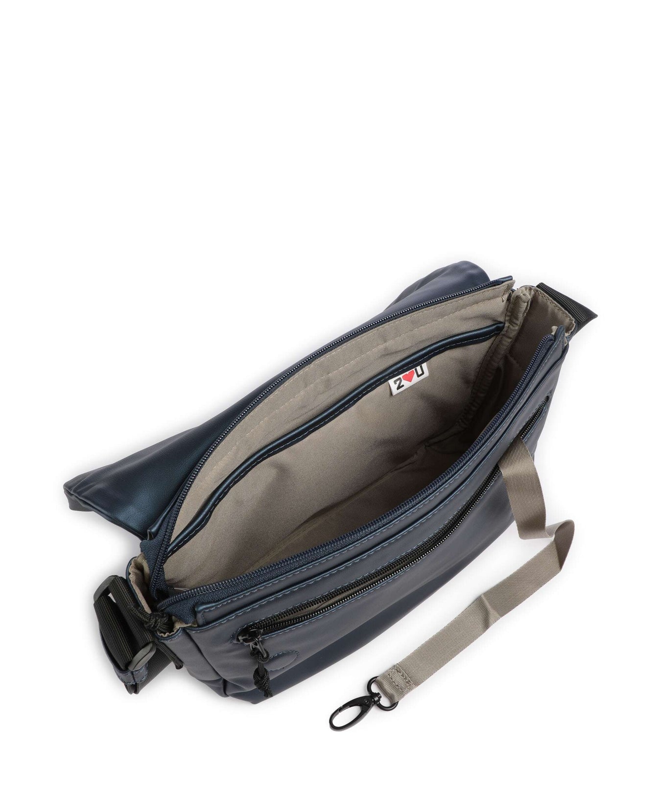 Zwei Cargo Messenger bag metallic blue