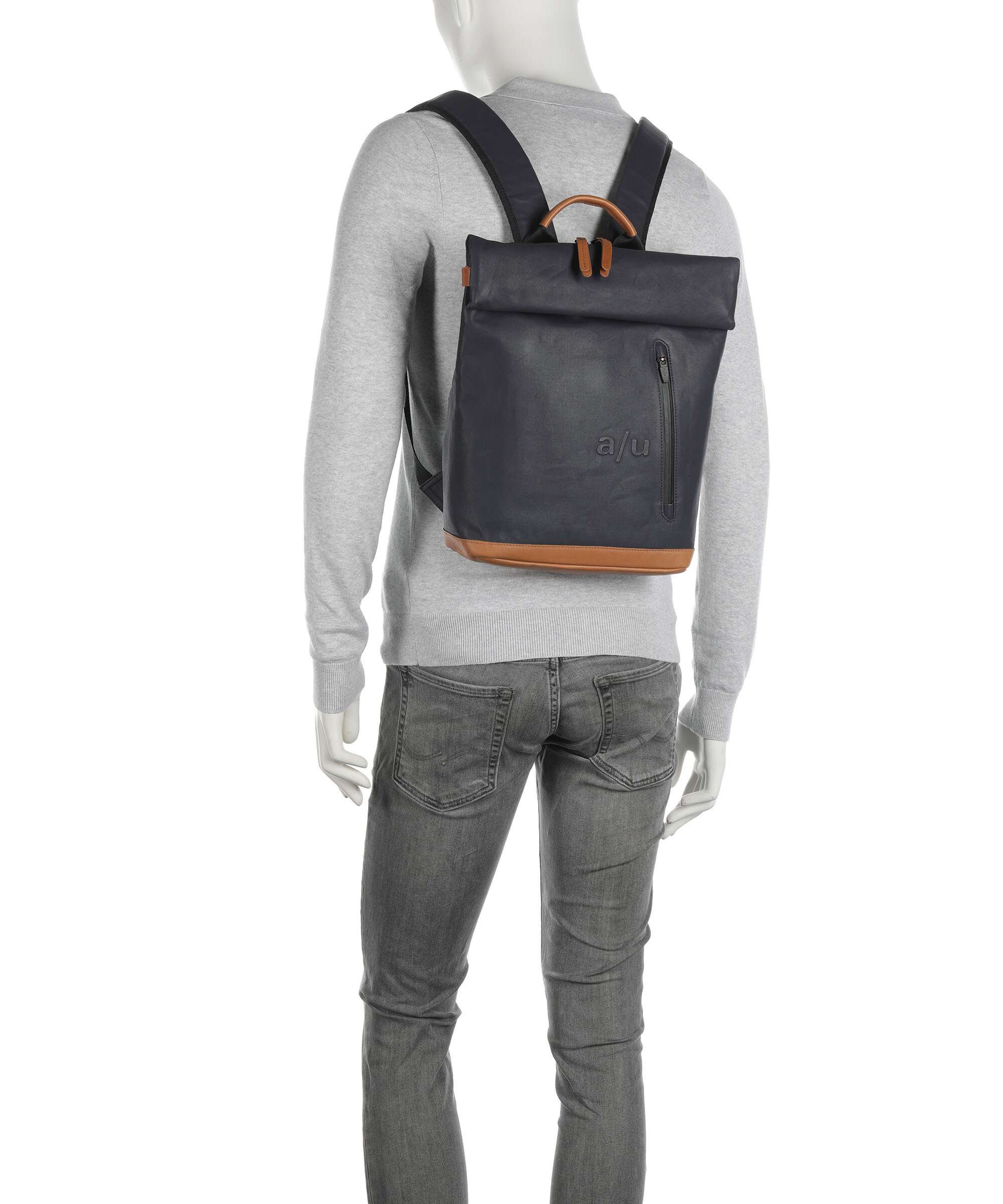 Aunts & Uncles Japan Wakayama Rolltop backpack night blue