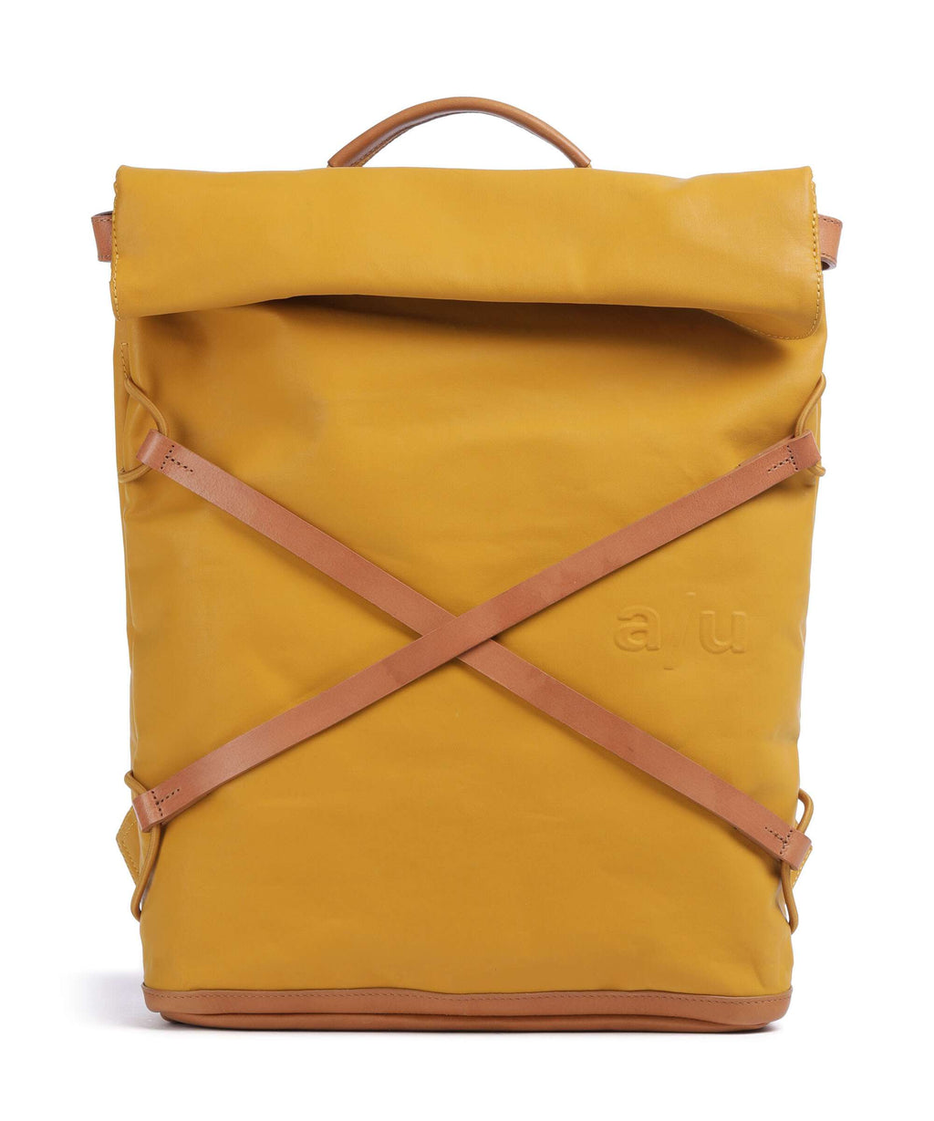 Aunts & Uncles Japan Yokohama Rolltop backpack mustard