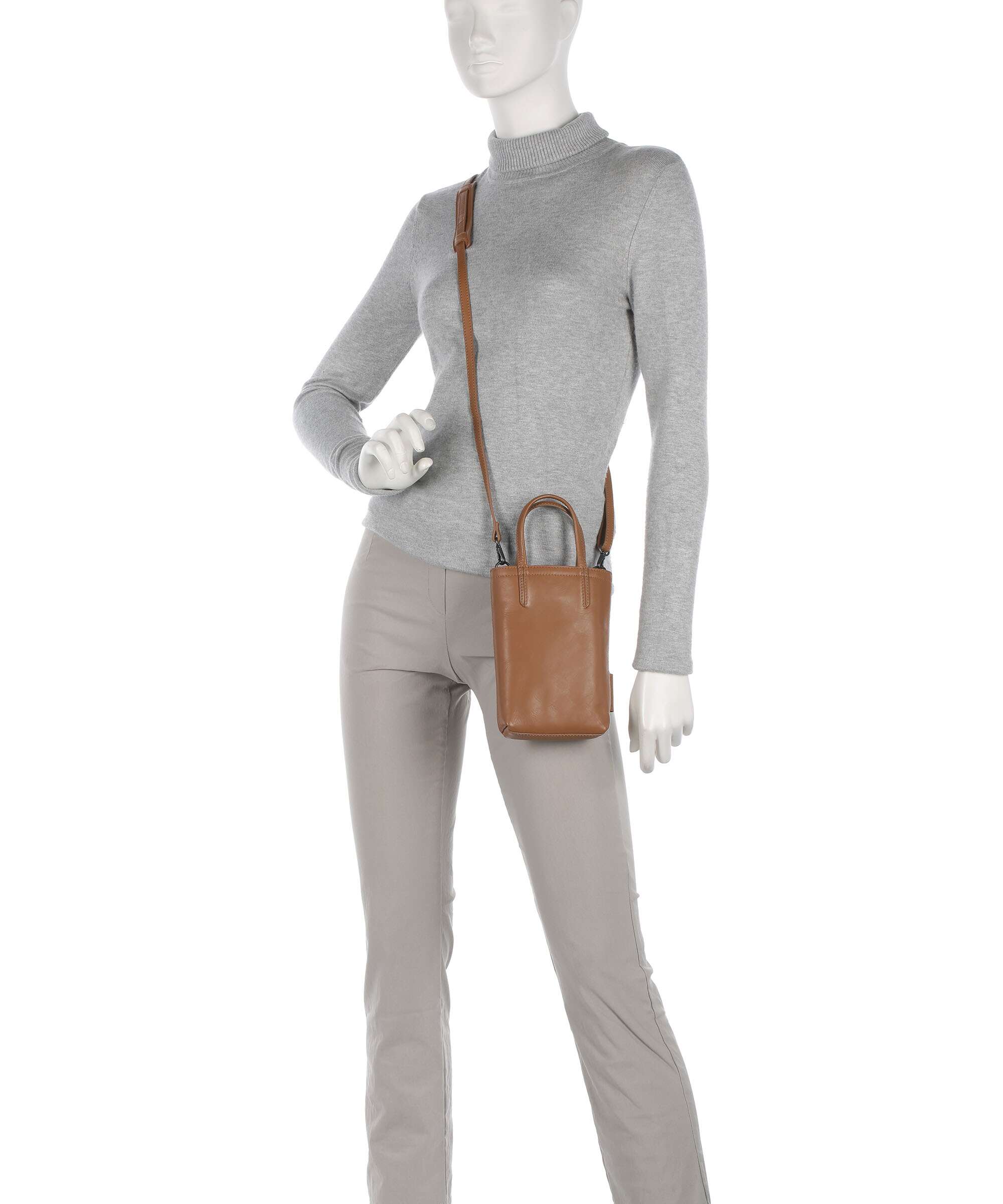 Aunts & Uncles Jamie's Orchard Freesia Phone bag cognac