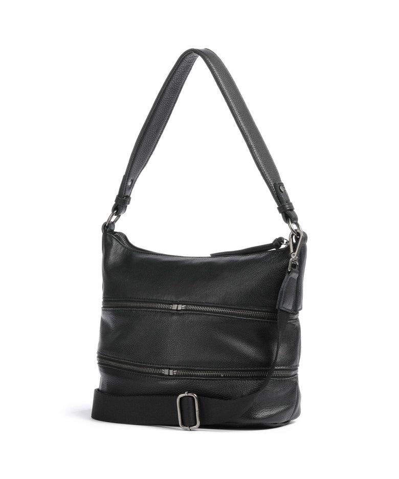 FredsBruder Run-Around Hobo bag black