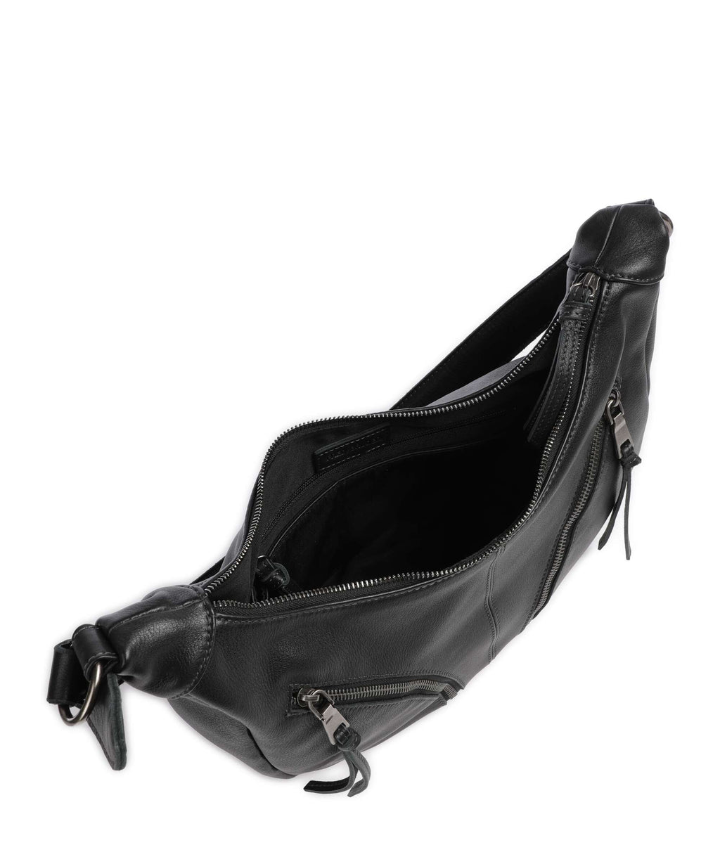 FredsBruder Dear Hobo bag black