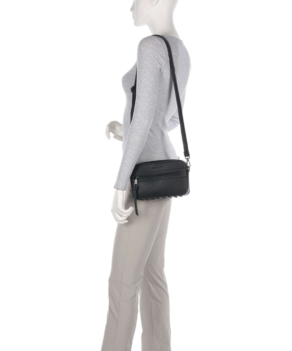 FredsBruder Deep Dark Crossbody bag black
