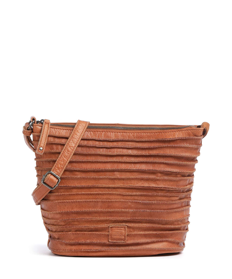 FredsBruder Riffelinchen Crossbody bag dark caramel