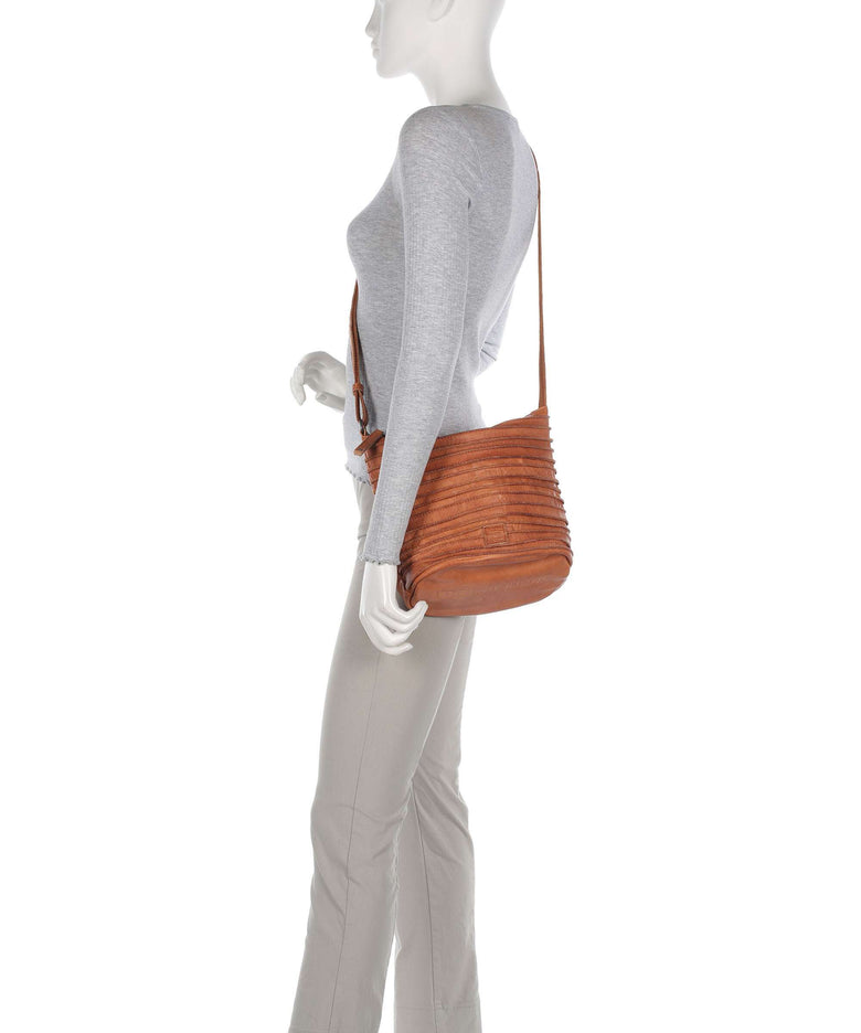 FredsBruder Riffelinchen Crossbody bag dark caramel