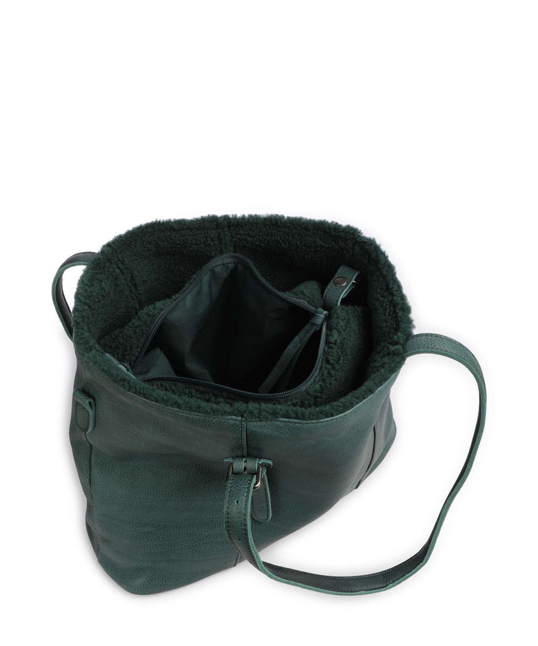 FredsBruder Inside Out Tote bag petrol green