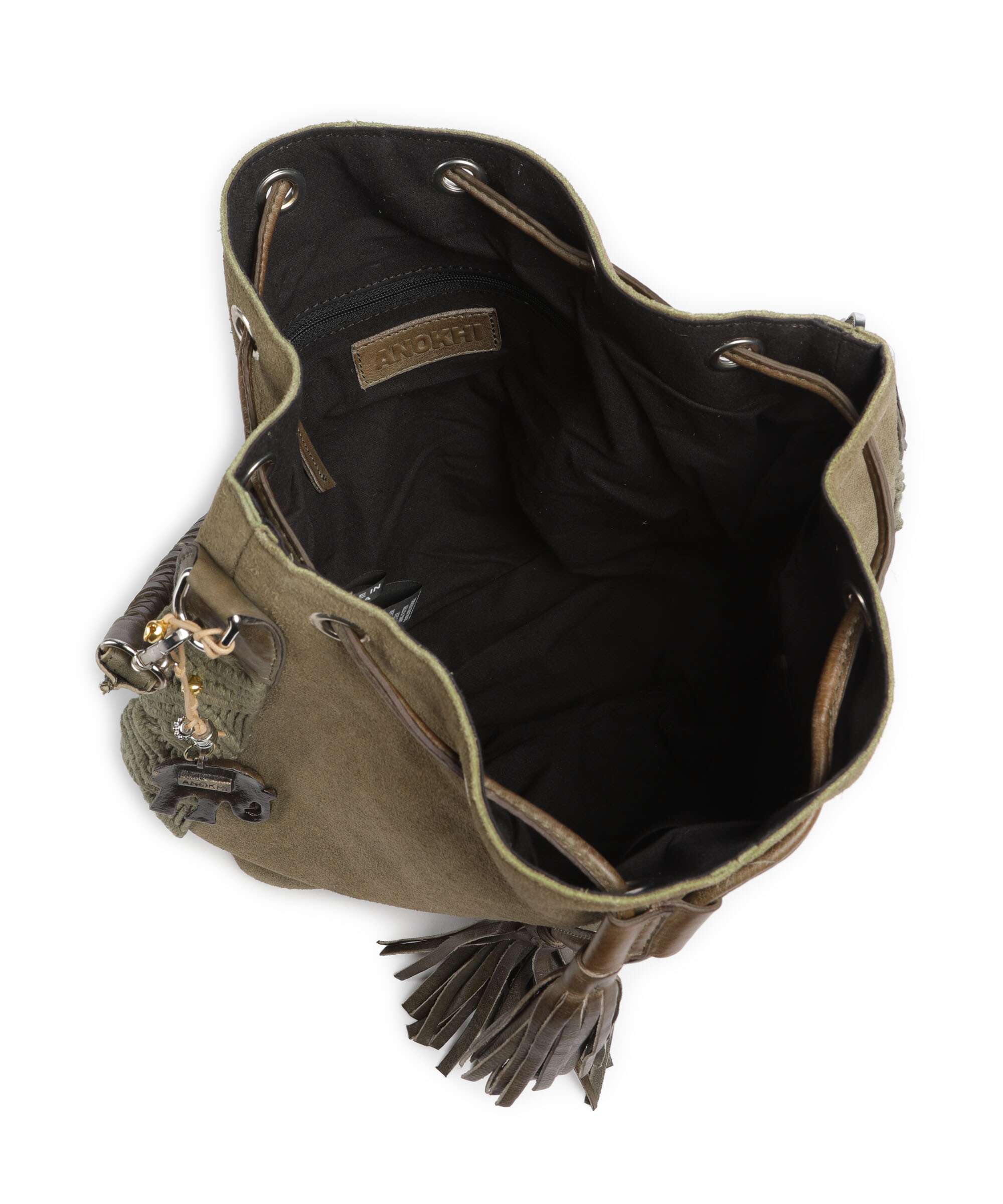 Anokhi Bucket bag olive