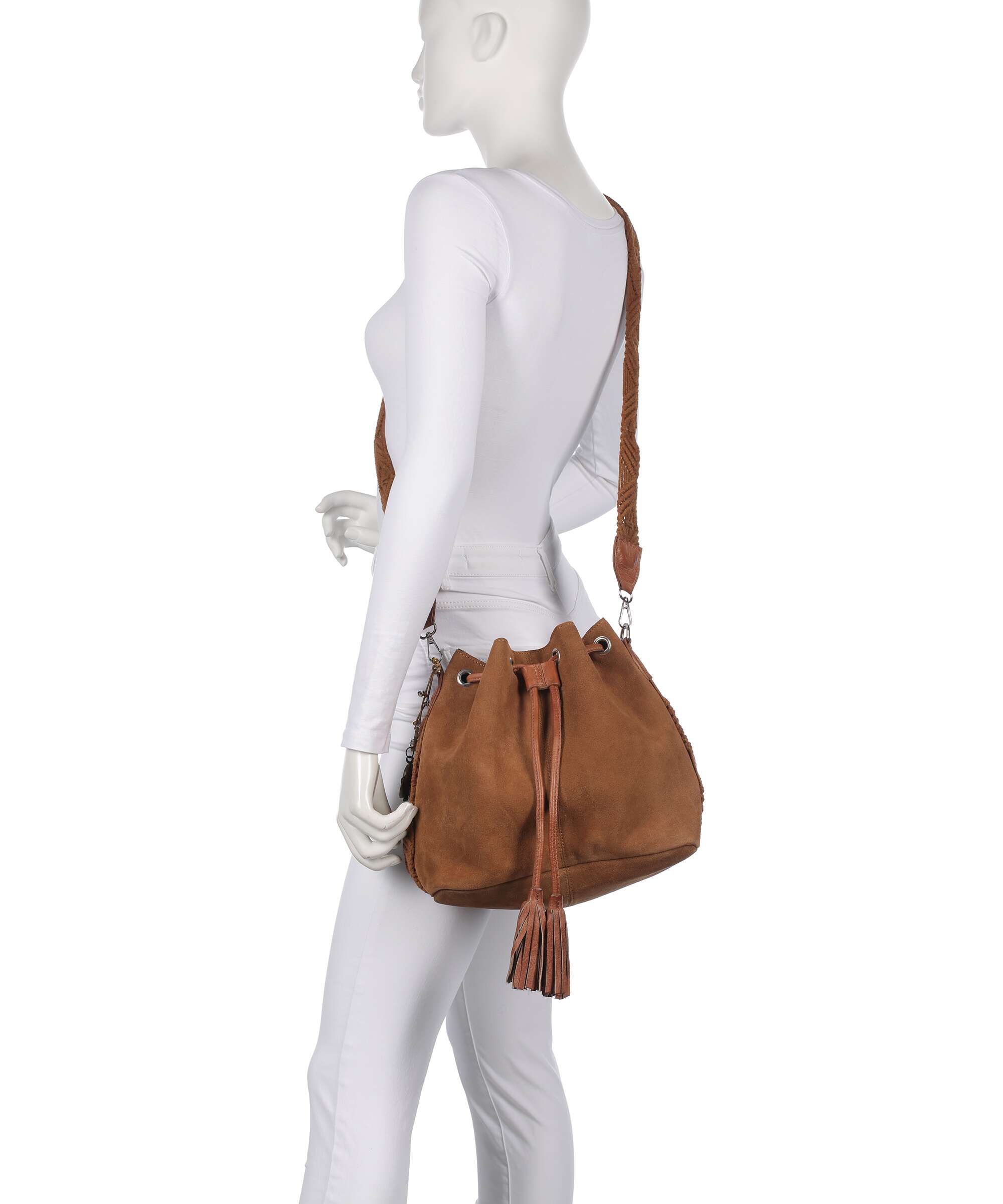 Anokhi Bucket bag cognac