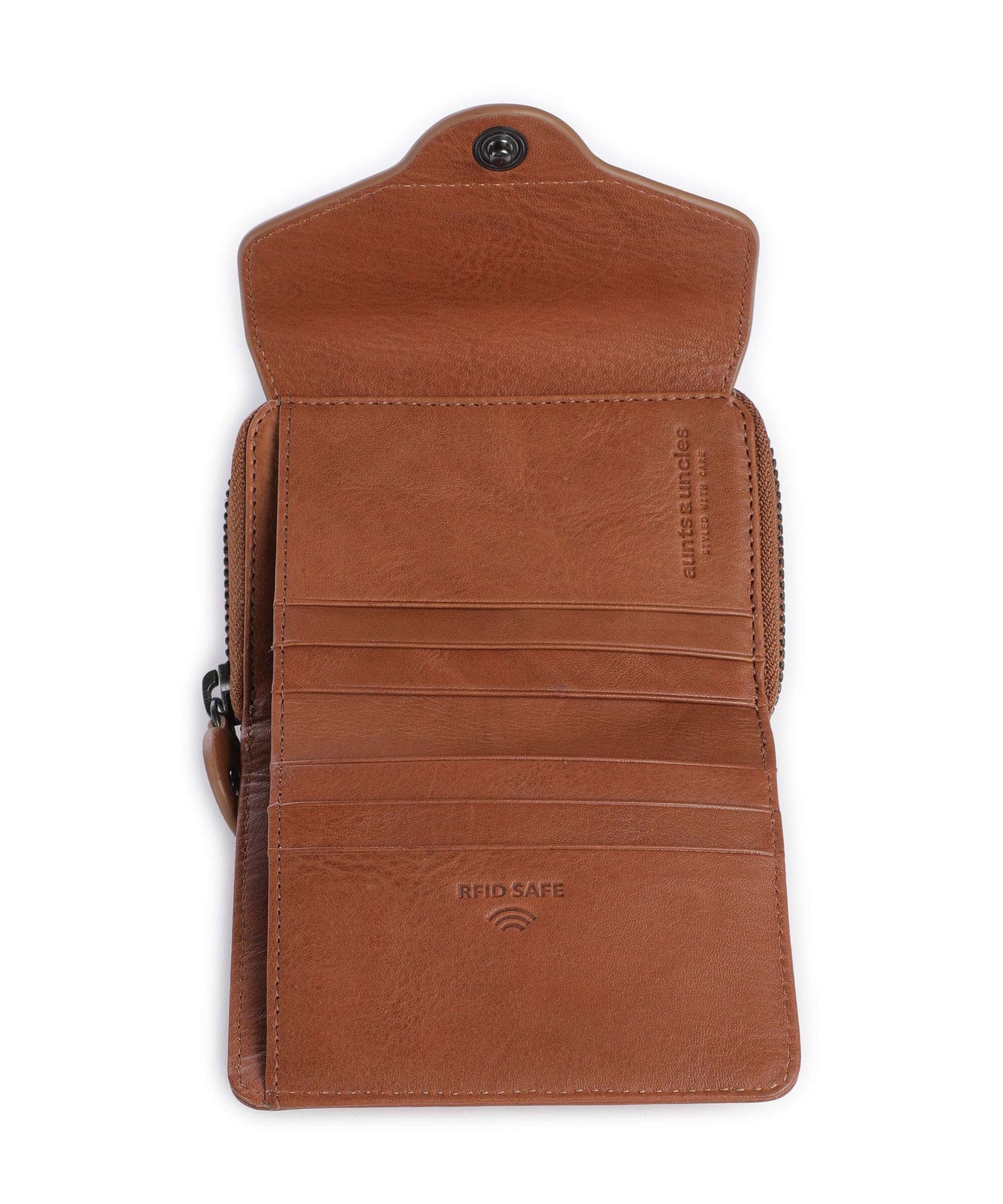 Aunts & Uncles Grandma's Luxury Club Judy RFID Wallet caramel