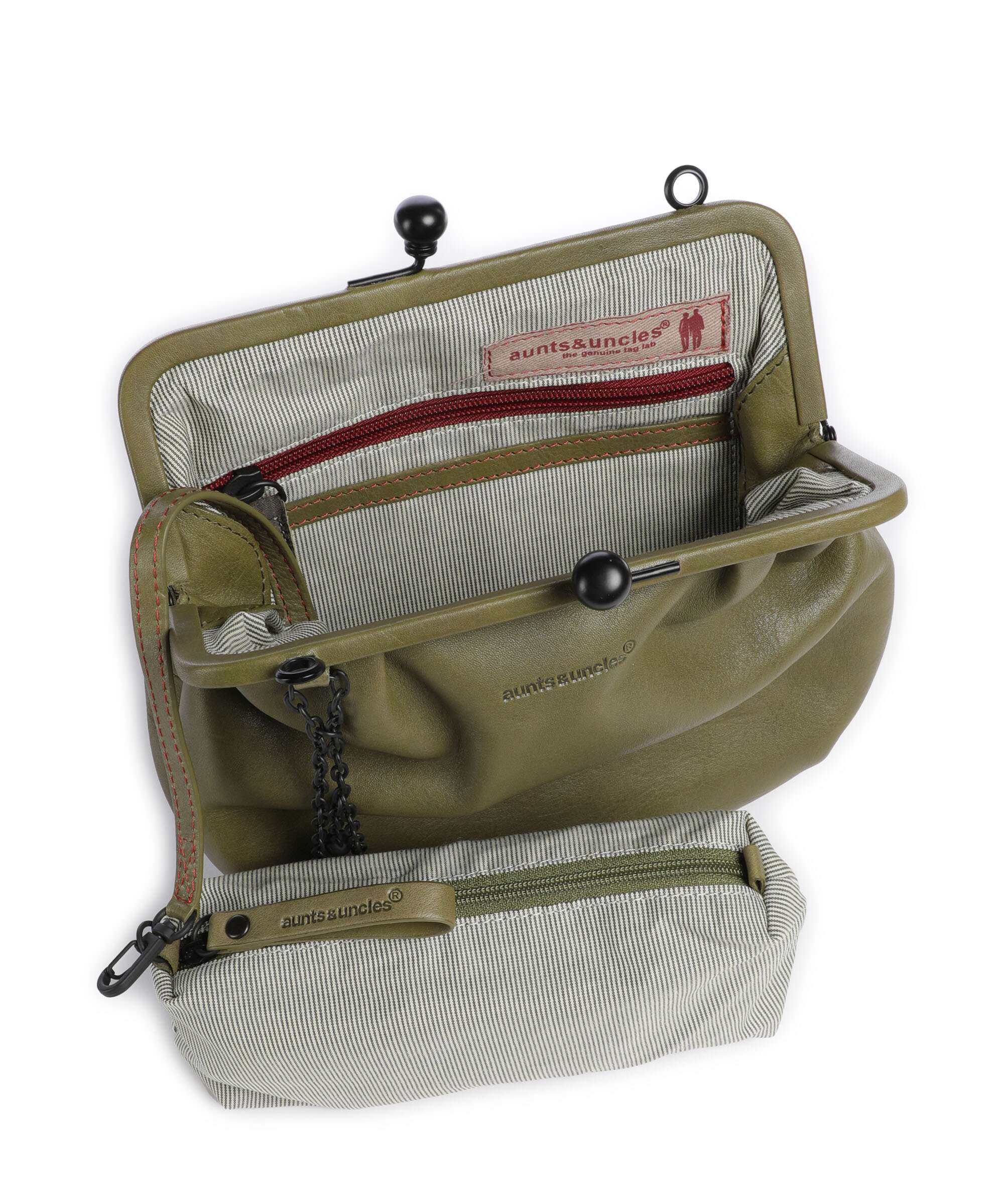 Aunts & Uncles Grandma's Luxury Club Mrs. Fortune Cookie Crossbody bag olive branch