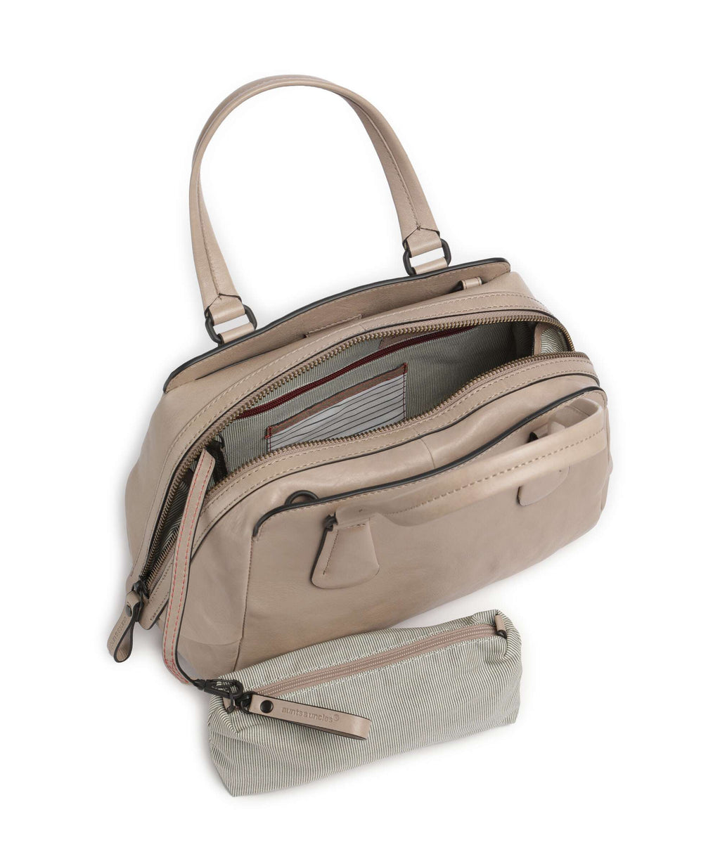 Aunts & Uncles Grandma's Luxury Club Mrs. Peanut Brittle Handbag vintage khaki