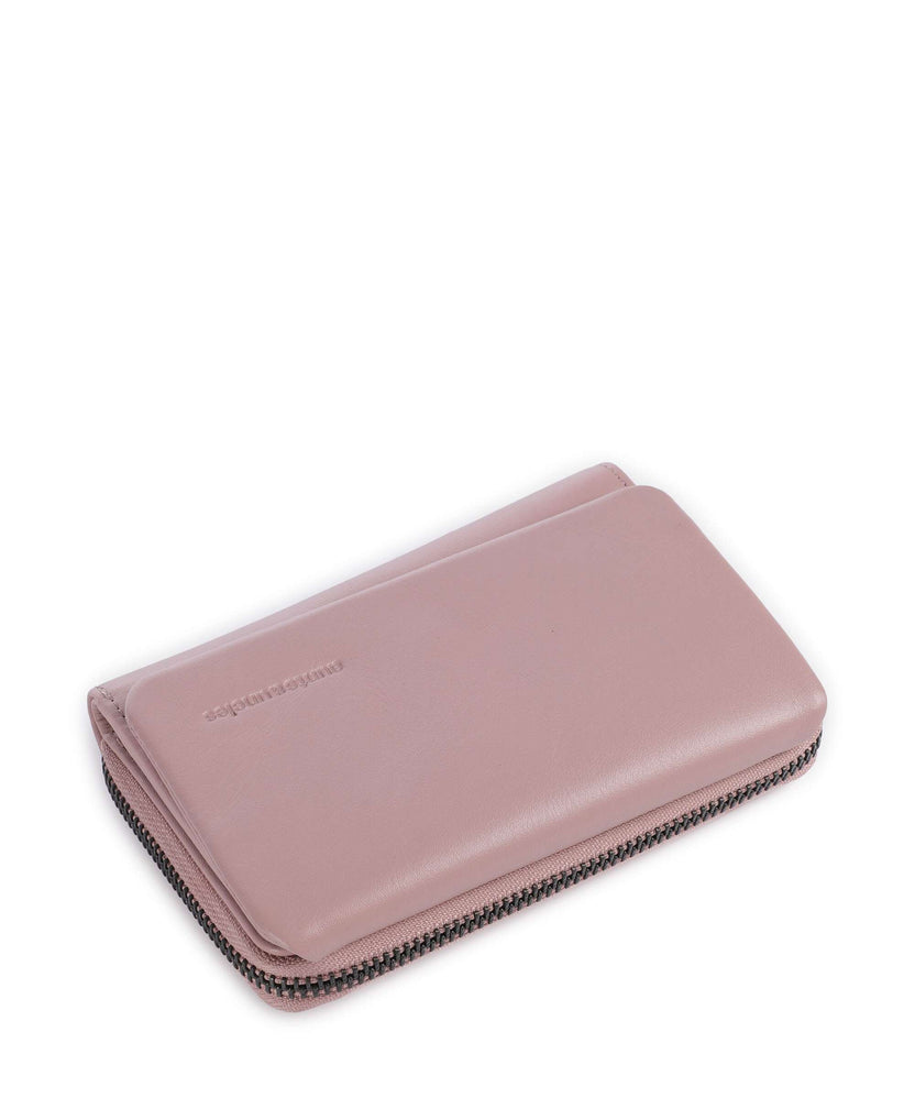 Aunts & Uncles Jamie's Orchard Dahlia RFID Wallet cosmetic pink