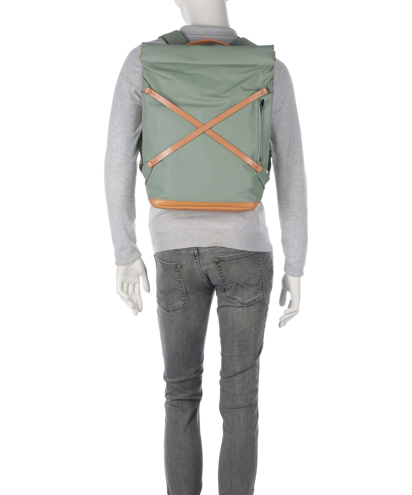 Aunts & Uncles Japan Osaka Rolltop backpack sage green