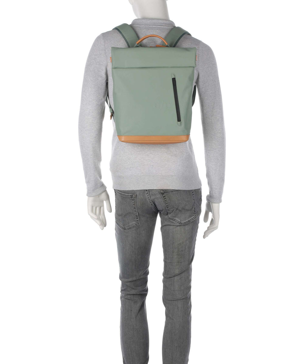 Aunts & Uncles Japan Wakayama Rolltop backpack sage green