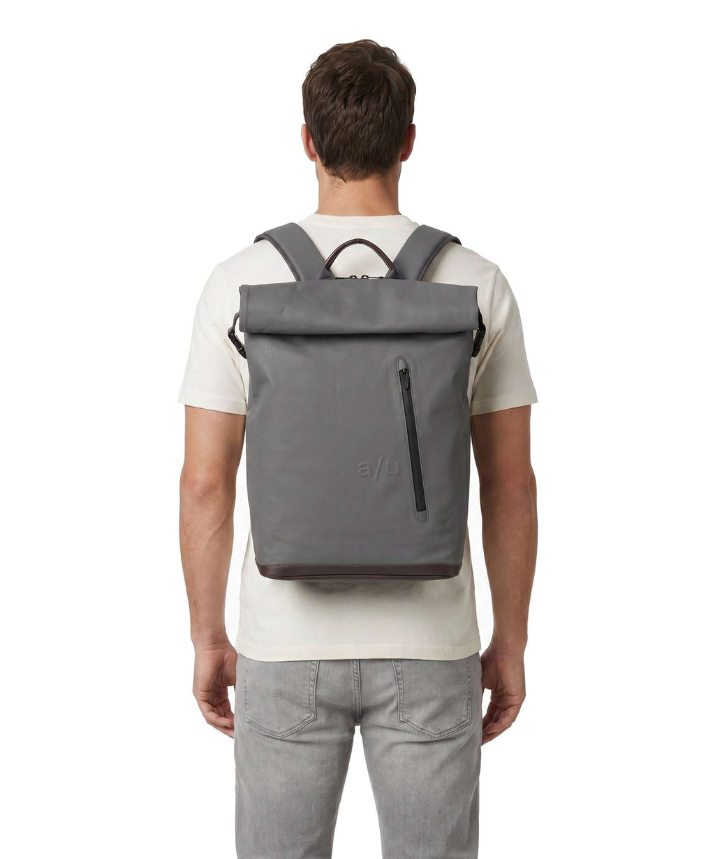 Aunts & Uncles Japan Fukui Rolltop backpack pewter