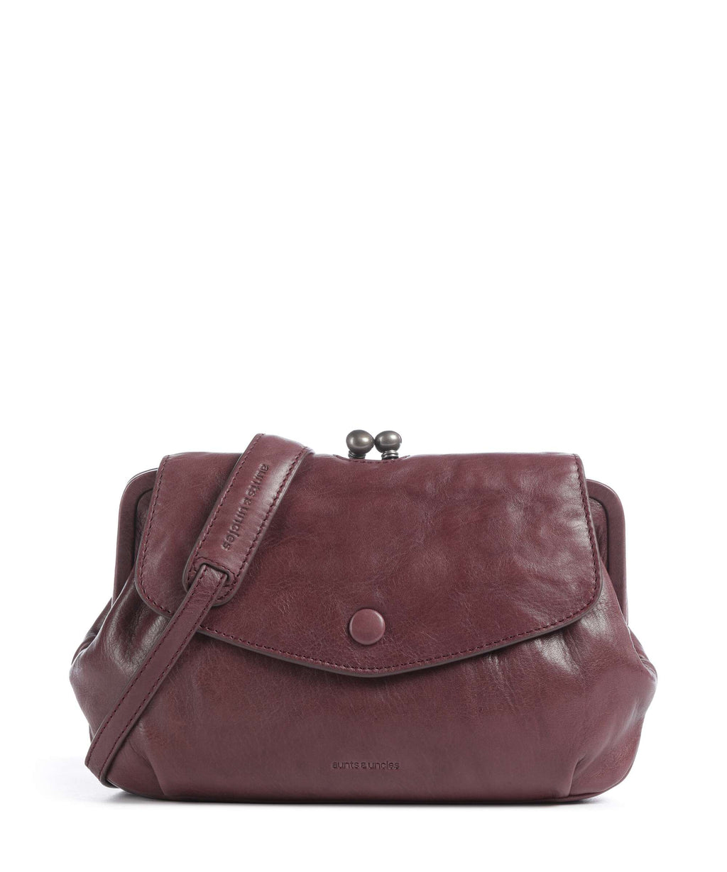 Aunts & Uncles Grandma's Luxury Club Mrs. Madeline Crossbody bag dark cherry