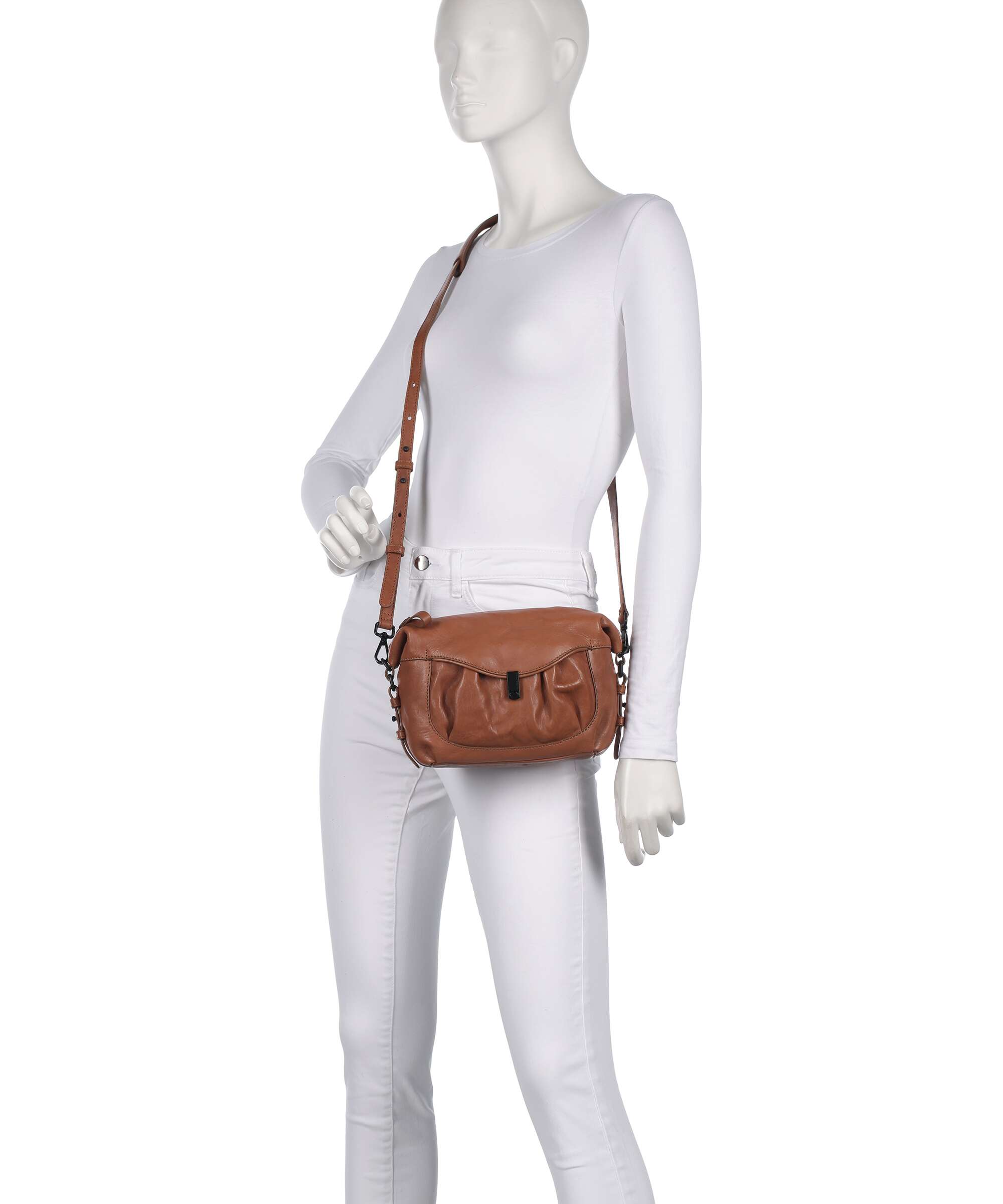 Aunts & Uncles Grandma's Luxury Club Mrs. Cannoli Crossbody bag caramel