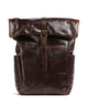 Buckle & Seam Crazy Horse Norman Rolltop ruksak brown/dot