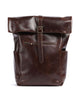 Buckle & Seam Crazy Horse Norman Rolltop ruksak brown/blue